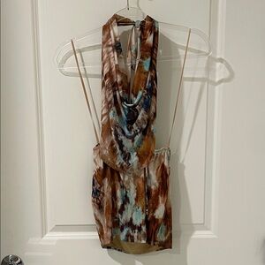 Windsor Multicolor Backless Dress
